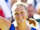 Petra Kvitová postoupila pes Italku Pennettaovou do tvrtfinále. (1. srpna