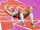 Sedmibojaka Elika Kluinová pi olympijské výce (3. srpna 2012)