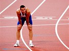PEKING. Roman ebrle v cíli olympijské patnáctistovky s asem 4:49,63. (22....