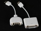 Redukce: micro DVI na VGA a micro DVI na DVI - Mono dokoupit i redukci micro