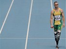 Pistorius ped tafetou na 4x400 metr na mistrovství svta v J. Koreji v
