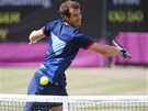 A BUM! Britský tenista Andy Murray se chystá poslat míek na druhou stranu