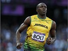 VELKÝ FAVORIT. Jamajský sprinter Usain Bolt vyhrál druhé olympijské semifinále