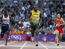 B̎Í PRO VÍTZSTVÍ. Jamajský sprinter Usain Bolt s pehledem vyhrál druhé