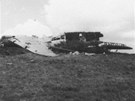 Vrak letadla Dakota, které havarovalo 27. února 1950 u Vysoké hole v...