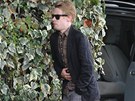 Macaulay Culkin pi odchodu z Chateau Marmont v Los Angeles (srpen 2012)