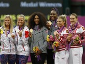 S MEDAILEMI. Nejlepší tenistky ženské olympijské čtyřhry. Češky Andrea