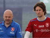 Fyzioterapeut Pavel Kolá (vlevo) se stará o mnoho eských sportovních es.