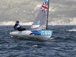 Britský jachta Ben Ainslie získal pátou olympijskou medaili, letos vyhrál.