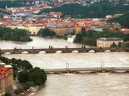 Povodn 2002 od fotograf MF DNES