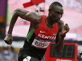 KESK AMPION. David Rudisha z Keni zlepil v olympijskm finle na 800 metr