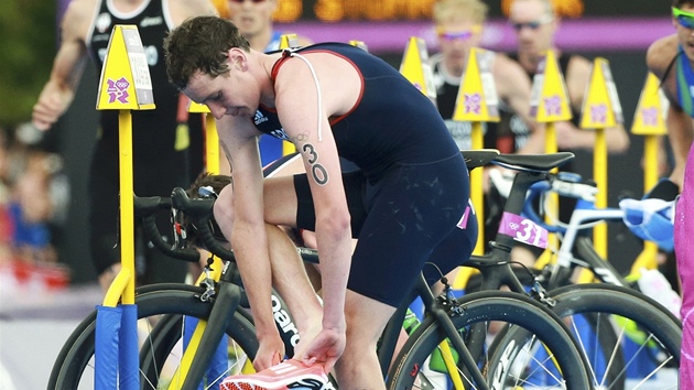 Alistair Brownlee - vtz olympijskho triatlonu.