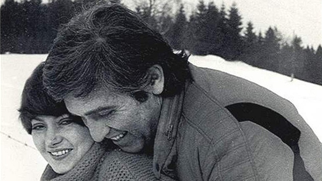 Ivo Pavlík s Věrou Špinarovou v roce 1977