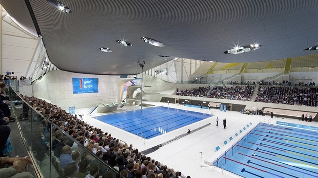 London Aquatics Centre - kapacita hledit se po olympid sn na 2 500 divk.