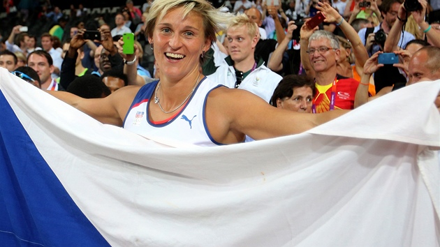 PODRUHÉ. Barbora Špotáková se v Londýně stala dvojnásobnou olympijskou šampionkou 