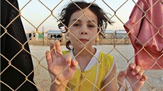 Syrská dívka v jordánském uprchlíckém táboe Zátarí (2. srpna 2012)