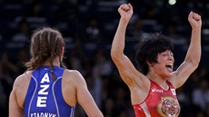 VYHRÁLA JSEM! Japonka Hitomi Obaraová se raduje, porazila Marii Stadnykovou z