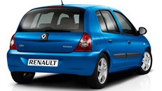 Renault Clio II v nejposlednjím provedení, které v roce 2012 uzavelo výrobu