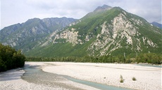 Nezkrocené Tagliamento u Venzone