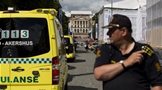 Záchraná�i a policisté b�hem poplachu kv�li nálezu podez�elého p�edm�tu pod