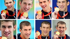 ZLATO Z PEKINGU. Americký plavec Michael Phelps si z minulé letní olympiády v