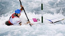 Česká vodní slalomářka Štěpánka Hilgertová postoupila do finálové jízdy. (2....