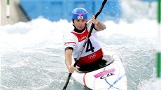 eská vodní slalomáka tpánka Hilgertová postoupila do finálové jízdy. (2.