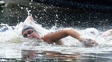 VÍTĚZKA. Maďarka Eva Risztovová (na snímku) si při olympijském plaveckém