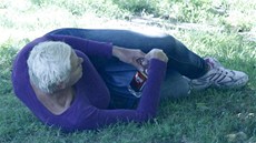 Brigitte Nielsenová v losangeleském parku