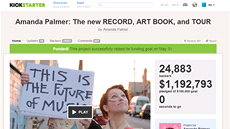 Kickstarter.com: Amanda Palmer zajistila úspch svojí kampani i propracovaným...