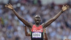 ZLATÝ REKORD. Keský plka David Rudisha vybojoval v Londýn zlatou medaili a