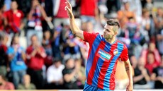 T�IKRÁT. MIchal �uri� t�emi góly skolil polský Chorzów. 