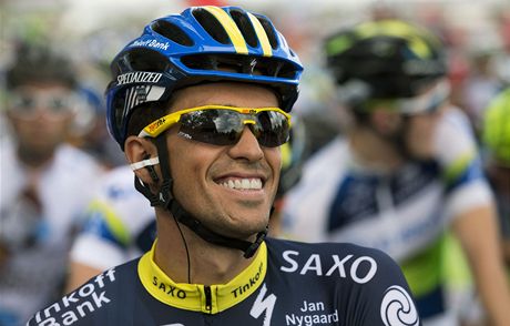 U SE ZASE SMJE. Alberto Contador se po dvouletém dopingovém trestu vrátil do
