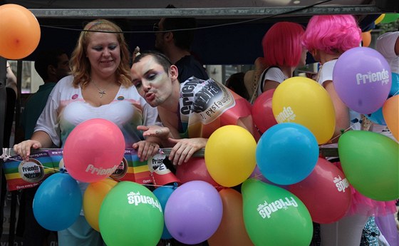Pochod Prague Pride proel Prahou poprvé loni v lét.