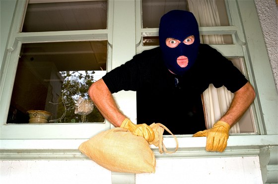 Opilého zloděje pak policisté našli krčícího se pod oknem. (Ilustrační snímek)