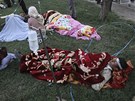 Následky zemtesení v íránském mst Varzakán (12. srpna 2012)