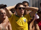 Braziltí fanouci se chytají za hlavu a neví, e jejich tým ve finále