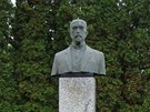 Ukradená busta prvního eskoslovesnkého prezidenta Tomáe Garrigua Masaryka z...