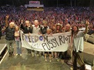 Podpora vznným Pussy Riot od Open Air Music Festivalu Trutnov 2012 - zleva