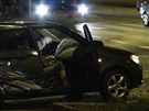 Tragická nehoda motorkáe na Proseku (15. srpna 2012)