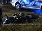 Tragická nehoda motorkáe na Proseku (15. srpna 2012)