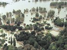 Povodn 2002 - zaplavená praská zoo