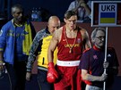 PED FINÁLE. Alexandr Usyk nastupuje do olympijského ringu.