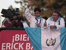 OJEDINLÝ ÚSPCH. Erick Barrondo doel na 20 kilometrech pro guatemalské...