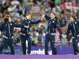 STÍBRNÝ TANEEK. I kdy fotbalistky Japonska finále olympijského turnaje...