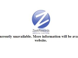 Strnky ZeekRewards.com jsou nedostupn.