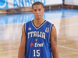 Daniel Hackett v dresu italsk basketbalov reprezentace