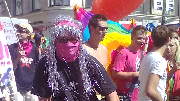 Prvodem vyvrcholil v Praze festival homosexul Prague Pride (18. srpna 2012)