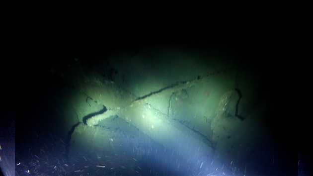 Vrak lodi Terra Nova, jak jej zaznamenala podmosk sonda 