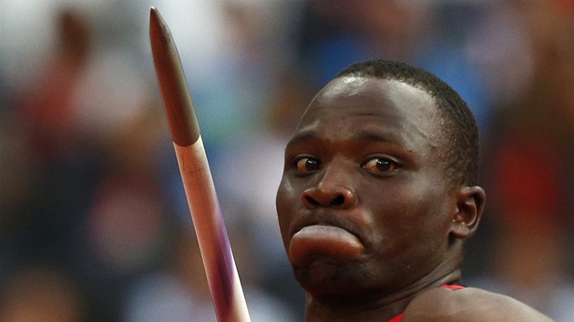BOJOVNÍK Z AFRICKÝCH PLANIN. Keňský oštěpař Julius Yego na olympijských hrách v Londýně. 